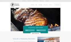 Penzion Pastviny - tvorba webových stránek